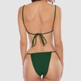 thumbnail image 4 of Birdeem Bikinis à Bretelles Larges Décontractés Mode Couleur Unie pour Femmes, 4 of 6
