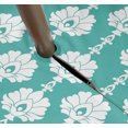 thumbnail image 3 of Vargottam Nappe d'Intérieur/extérieur 58 pouces avec trou de parapluie et Fermeture Éclair, Nappe imperméable à l'eau, Couvre-Tables pour Table de Cour Arrière - Turquoise Blue, 3 of 7
