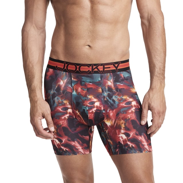 Jockey Sport Men's Stability Pouch Microfiber 6" Boxer Brief