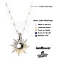 thumbnail image 3 of Sunflower Chattering Chimps Love Wish Pearl Kit DIY Chain Pendant Necklace, 3 of 6