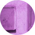 thumbnail image 1 of Ahgly Company Tapis d'Intérieur Lavables en Machine, Ronds, Violets, Transitionnels, Ronds de 3', 1 of 7