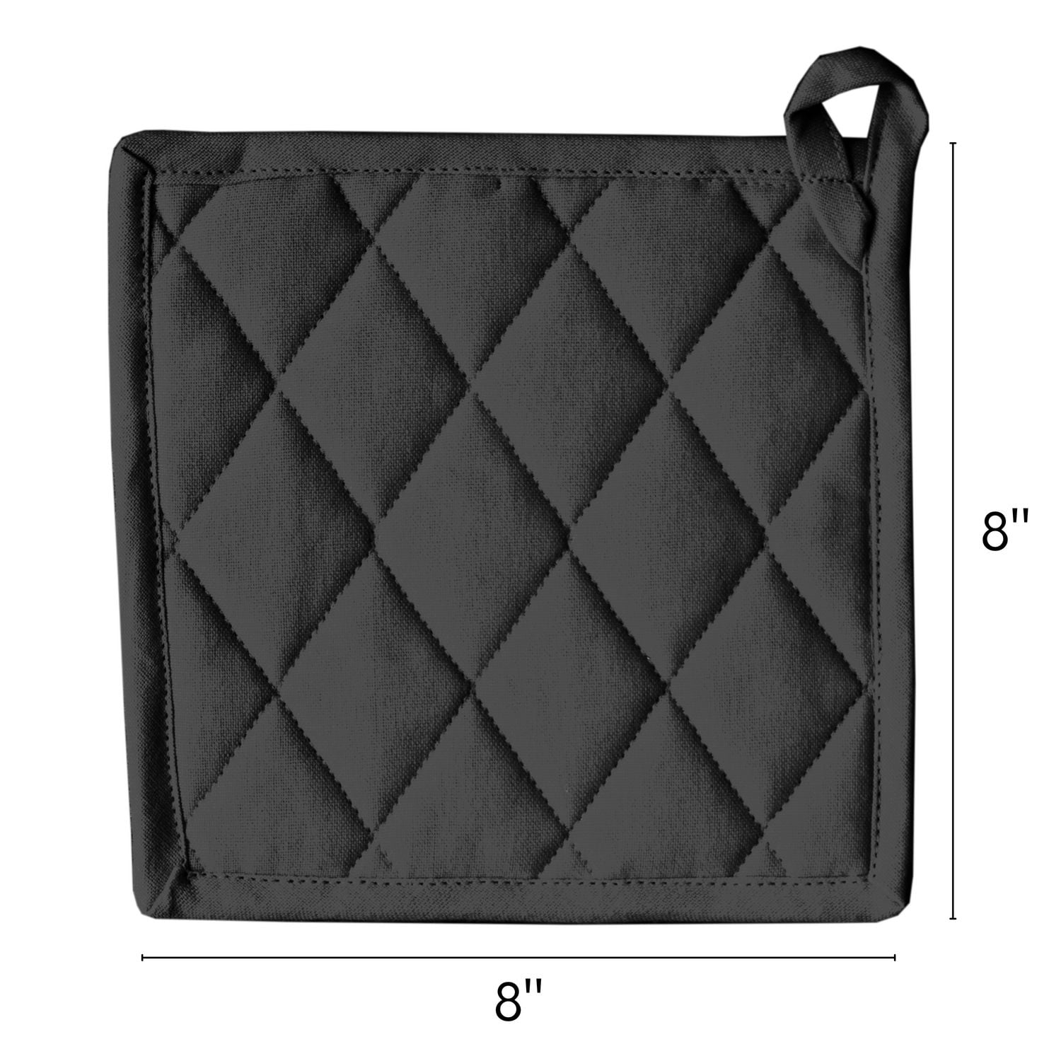 Lot de 2 porte-pots en coton gaufré Fabstyles Solo