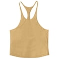 thumbnail image 2 of Lmnyox Men's Workout Tank Tops Cotton Sleeveless Stretchy Training Muscle Tee Quick Dry Athletic Shirts, 2 of 5
