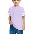 thumbnail image 4 of Rbaofujie T-Shirts à Manches Courtes Rayés pour Filles Col Rond Coupe Ample Tuniques Tops Blouses Décontractées d'Été, 4 of 7