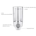thumbnail image 4 of Shower Dispenser 350ml/2x350ml Bathroom Wall Mounted  Shampoo  Dispenser Lotion Liquid Pump, 4 of 8