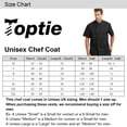 thumbnail image 5 of TopTie Unisex Short Sleeve Cooking Chef Coat Jacket with Adjustable Hat-Red-S, 5 of 5