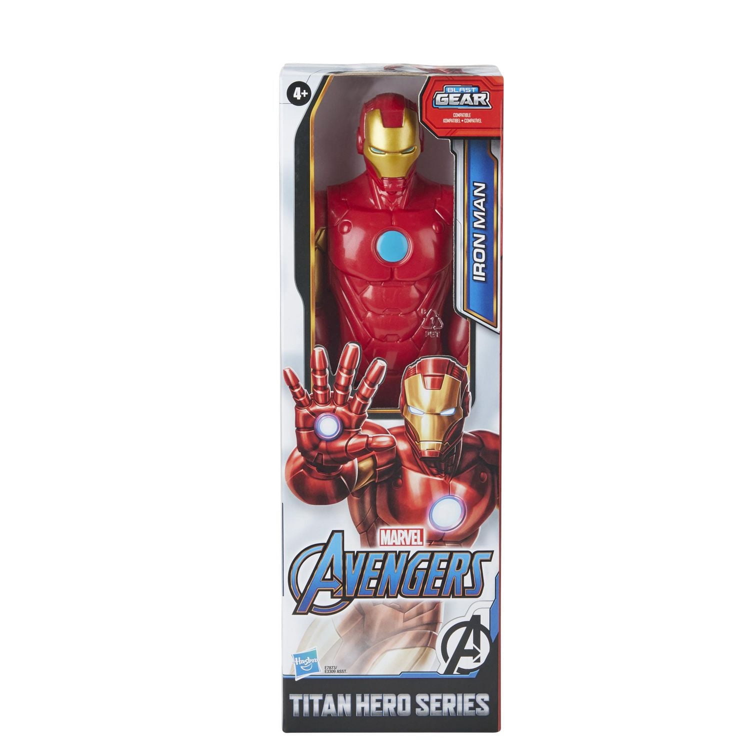 Marvel Avengers Titan Hero Series, figurine Iron Man de 30 cm, inspirée de l'univers Marvel, pour enfants à partir de 4 ans