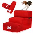 thumbnail image 2 of 3-Step Dog Stairs - Removable Cover, Non-Slip Mesh & Lightweight - Pet Ladder for Small Dogs, 2 of 8