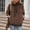 Coffee, variant on Simua Womens Hoodies Sherpa Pullover Sweater Fuzzy Fleece Sweatshirt Hoodie Cozy Outerwear with Pockets