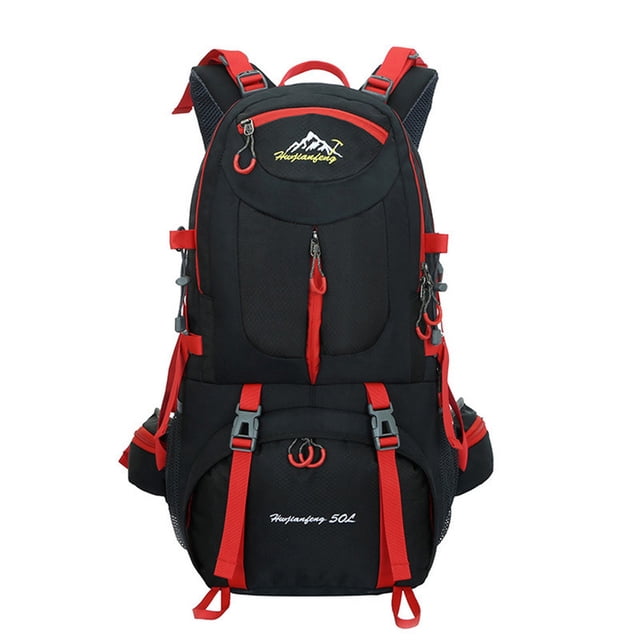 Essentiels de Randonnée pour Femmes Sac à Dos de Randonnée 50L, Sac de Camping Imperméable, Sac à Dos Léger 45+5 Litres
