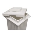thumbnail image 2 of Good Ideas Savane Patio Colonne Décorative Extérieure Poubelle de Stockage 30 Gallons, 2 of 4