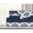 thumbnail image 1 of Safdie & Co. Premium Ultra Soft Bedding Antibacterial Sheet Set 6PC Double Navy, 1 of 2