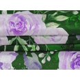 thumbnail image 5 of oneOone Velours Vert Tissu Feuilles & Trèfle Robe Tissu Tissu Imprimé par la Cour 58 Pouces de Large, 5 of 5