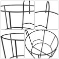 thumbnail image 3 of 3pcs Balcony Plant Pot Holder Hanging Planter Pot Parapet Iron Fence Flower Pot, 3 of 8