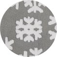 thumbnail image 3 of Holiday Time Snowflake Bath Rug, 17"x24", 3 of 8