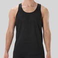 thumbnail image 2 of Yuyuzo Workout Tank Tops for Men Hollow out Racerback Sleeveless Shirts Breathable Running Gym Tees, 2 of 7