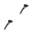 thumbnail image 1 of stanreset 8cm Ink Paint Roller Anti-Skid Plastic Handle Rubber Brayer Printing Crafts Projects Tool black 17x5cm 2Set, 1 of 6