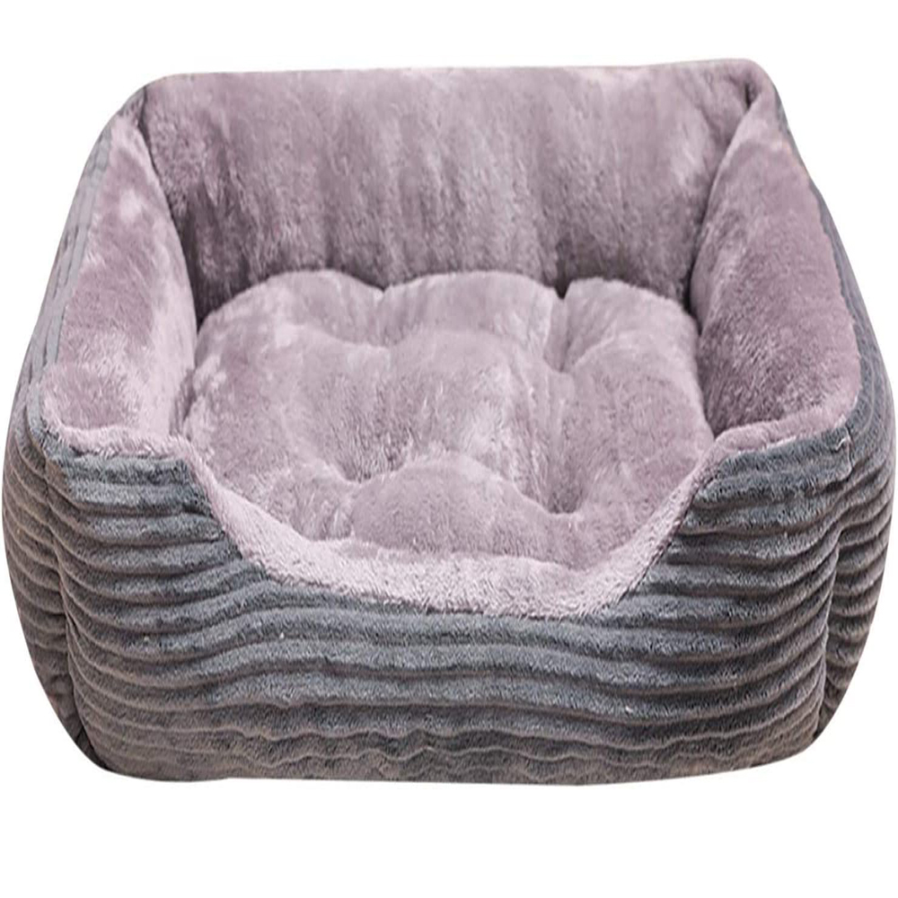 Dog Bed, Warm And Cozy, Durable Construction With Non-Slip Base, Micro-Plush Cloud Fabric, Easy To Care For, Reversible Design, Washable Cat And Dog Bed, Orthopedic Support (Large)