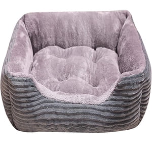Dog Bed, Warm And Cozy, Durable Construction With Non-Slip Base, Micro-Plush Cloud Fabric, Easy To Care For, Reversible Design, Washable Cat And Dog Bed, Orthopedic Support (Large)