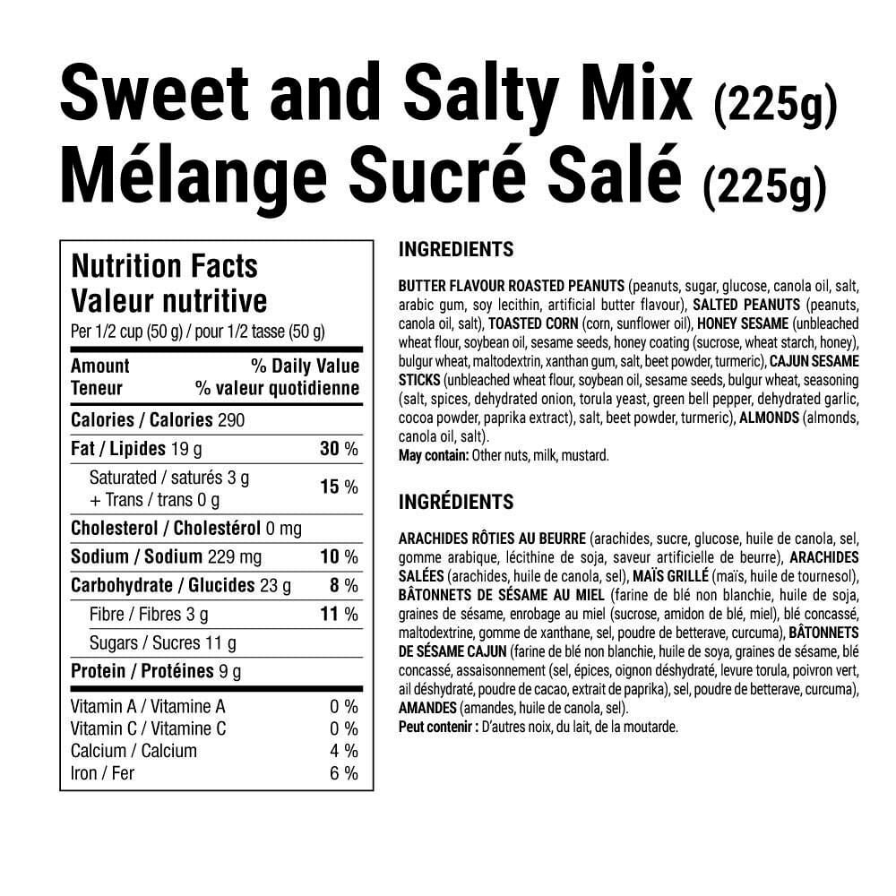 Krispy Kernels Mélange cocktail sucré salé 225g