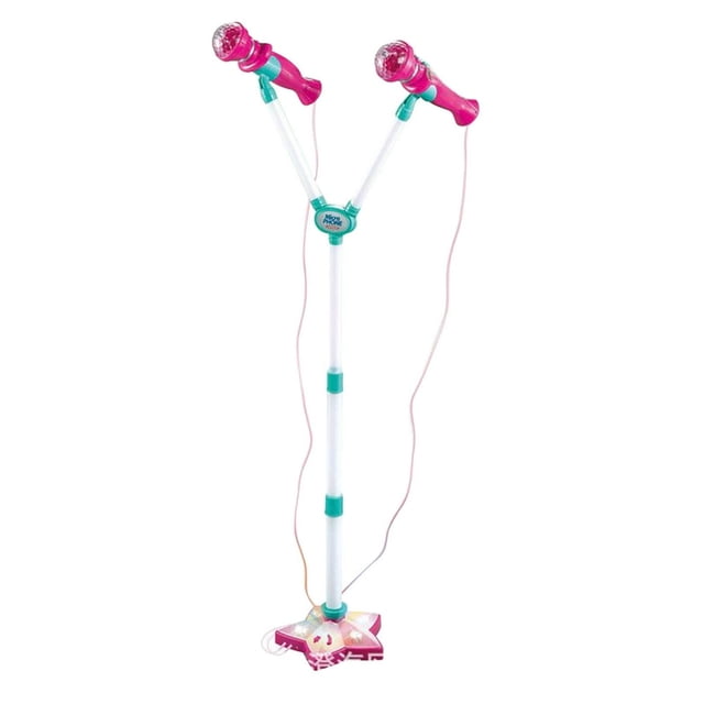 Microphone Student Toys Interesting Adjustable Plastic Pink Children Gift Early Education Teaching Aids Instrument Toy