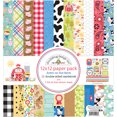 thumbnail image 1 of Doodlebug Paquet de Papier Double Face 12"X12 Pouces 12/pkg-à la Ferme, 1 of 1