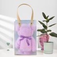 thumbnail image 4 of Ingenious Warp Knitted Pineapple Reseau Towel Gift Bear Towel High Density Fleece Gift INS Style, 4 of 4