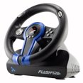 thumbnail image 3 of Volant de course Flashfire Super Manic et pédales pour PC et Nintendo Switch, Bleu., 3 of 11