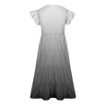 thumbnail image 5 of Plebaso Robes d'Été Décontractées pour Bébés Filles à Manches Volantées, Col Rond, Couleur Unie, Robe à Volants, Vêtements de Mode pour Filles, 5 of 5