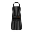 thumbnail image 1 of Oleegame 1PC Pretty Apron Aprons For Unisex With Pockets Chef Aprons For Cooking Apron Adjustable Bib Kitchen Apron Black, 1 of 5