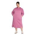 thumbnail image 1 of George Women's Plus Hooded Fleece Midi Dress, 1 of 6