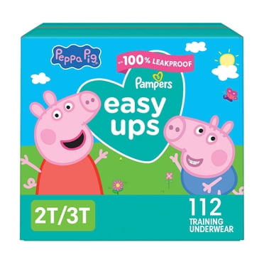 Pampers Easy Ups Culottes d'Entraînement Peppa Pig Taille 4 2T-3T