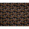 thumbnail image 4 of oneOone Polyester Lycra Fabric Fish Block Printed Fabric 1 Yard 56 Inch Wide, 4 of 4