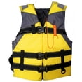 thumbnail image 1 of EASTIN Adults Floating Jacket Lightweight Life Vest for Fishing Swimming (Yellow), 1 of 8