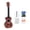 grain de Bois Rouge, variante sur lionlar Guitare Jouet pour Enfants Classique Éducatif Musique Art pour Débutant pour Enfants grain de Bois Rouge