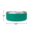 thumbnail image 2 of One Paw, Large Double Stainless Steel Dog Bowl, 2.1L (71 oz), 2 of 5