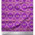 thumbnail image 1 of Soimoi Poly Georgette Fabric Geometric Southwestern Printed Fabric 1 Yard 42 Inch Wide, 1 of 3