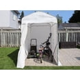thumbnail image 1 of Utility Shelter 5 ft. x 8 ft. in White, 1 of 8