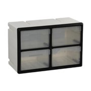 Siruishop Drawer Storage Cabinet Organizer Bathroom Tool Box for Hardware Jewelry Nuts 4 drawers