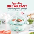 thumbnail image 3 of Dash Rapid Egg Cooker: 7 Egg Capacity Electric Egg Cooker for Hard Boiled Eggs, Poached Eggs, Scrambled Eggs, or Omelets with Auto Shut Off Feature, Aqua, 3 of 7