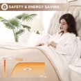 thumbnail image 2 of Westinghouse Heated Blanket Queen Size Soft Flannel to Sherpa Electric Blanket with 10 Heating Levels 12 Hours Auto Off Fast Heating Blanket Machine Washable 84x90 Inch Beige, 2 of 5