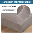 thumbnail image 4 of Super Stretch Stylish Cushions Covers/Furniture Cover Spandex Jacquard Small Checked Pattern Super Soft Slipcover Washable Individual, 4 of 7
