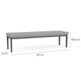 thumbnail image 3 of Lenox Steel Reception Waiting Room Healthcare 3-Seat Bench / Silver Steel / Gray, 3 of 5