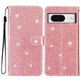 thumbnail image 1 of Compatible avec Google Pixel 8 Étui Portefeuille Scintillant à Paillettes avec Étui à Rabat à Poche pour Carte, 1 of 5