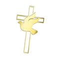 thumbnail image 3 of KLKCMS Cross Cake Topper Religious Gold Acrylic for Baby Shower Christening Baptism C, 3 of 9