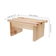 thumbnail image 3 of Quentinu Tabouret de Bain Repose-Pieds Tabouret Multifonction Sauna Repose-Pieds pour Bain, 3 of 6