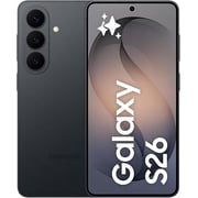 Restored Samsung Galaxy S26 Unlocked Smartphone Black 256GB Storage, 6.3" Dynamic Display, Galaxy AI Features, Water-Resistant Design Open Box