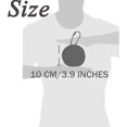 thumbnail image 2 of 3.9” Slime Monster Plush Toy Plushie Stuffed Doll Soft Pillow Cosplay Props for Game Fans, 3.9” Keychain, Water, 2 of 6