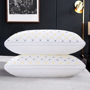 Danhjin Core Core Hotel Collection Bed Pillows for Sleeping 1pc Pillows for Side And Back Sleepers Bedding Bed Pillows for Sleeping Cool Hotel Quality Gusseted Pillow for Back