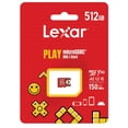 thumbnail image 2 of Lexar LMSPLAY512G-BNNNU Carte Micro SDHC UHS-I Play, 2 of 5